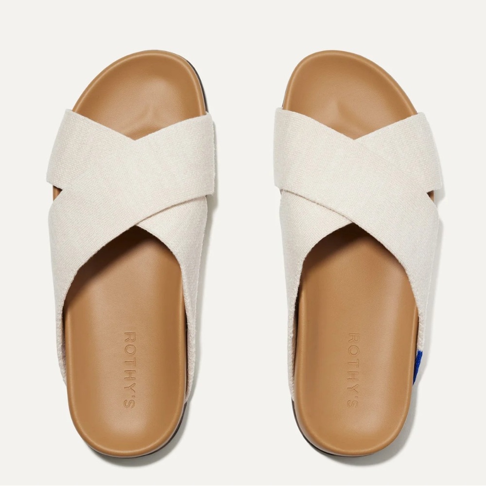 Rothy's Weekend Slide in Oat